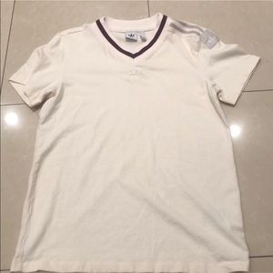 Adidas V-neck Jersey top T-shirt